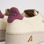 Sneakers donna Medalist panna, beige e bordeaux AULW NE10 AUTRY 