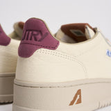 Sneakers donna Medalist panna, beige e bordeaux AULW NE10 AUTRY 