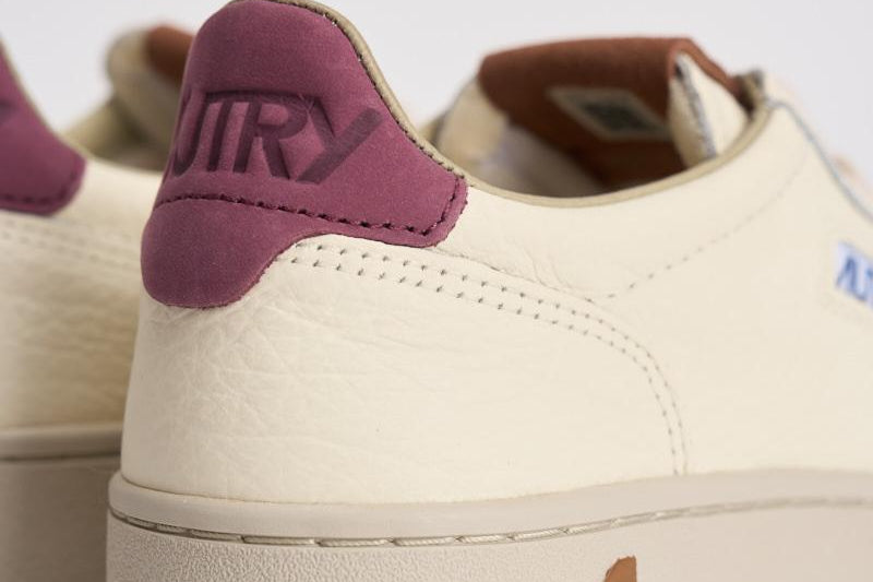 Sneakers donna Medalist panna, beige e bordeaux AULW NE10 AUTRY 