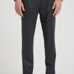 Pantalone uomo chino grigio scuro RETRO RD5470DK GREY BERWICH 