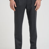 Pantalone uomo chino grigio scuro RETRO RD5470DK GREY BERWICH 