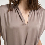 Abito donna chemisier tortora 31325 0340TAUPE FILIPPA K 