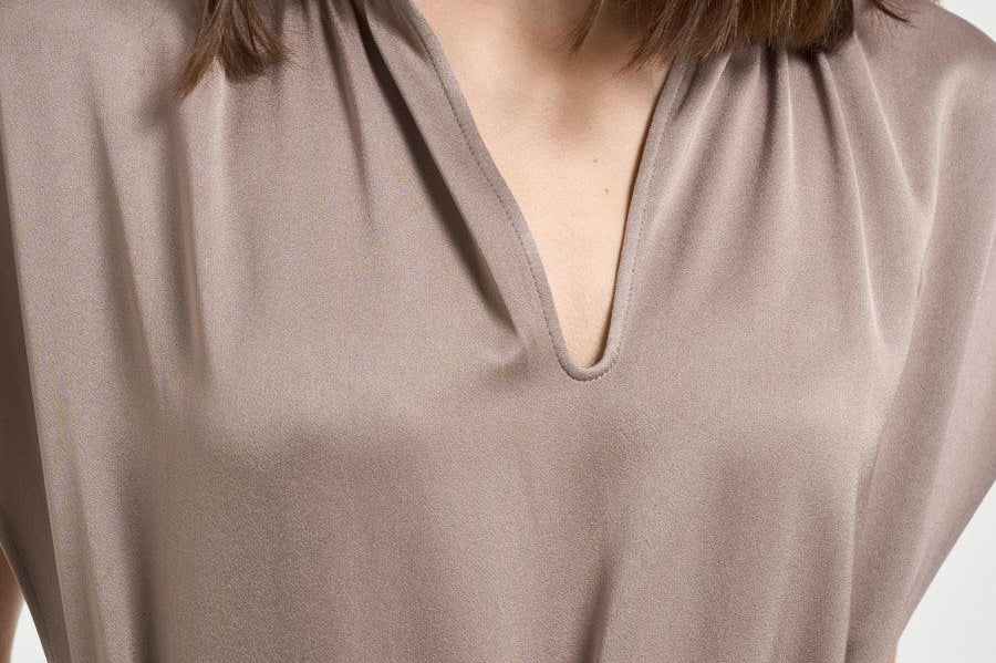 Abito donna chemisier tortora 31325 0340TAUPE FILIPPA K 