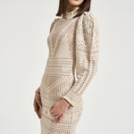 Abito donna Dione crochet ecru RO1026FA D1L08I90BE ISABEL MARANT 