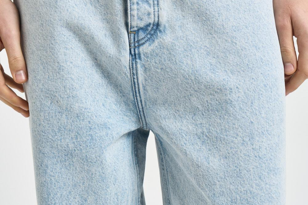 Jeans uomo gamba dritta in denim chiaro BP201 CO123LBE DROLE DE MONSIEUR 