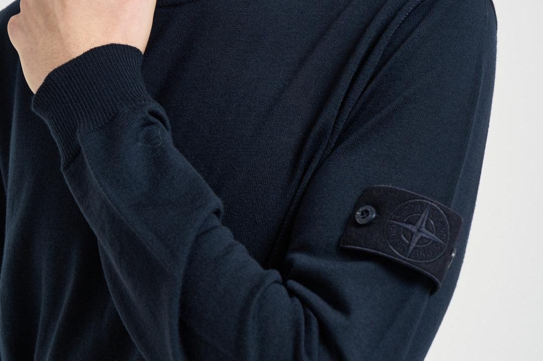 Maglia uomo girocollo blu 5100074 S00FCV0020 STONE ISLAND 