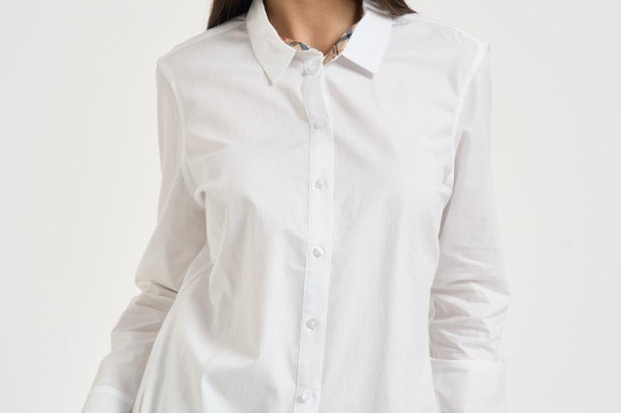 Camicia donna bianca LSH1409 LSHWH33 BARBOUR 