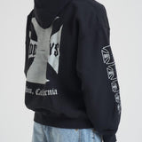 Felpa uomo Boys con cappuccio nera HO06012 VINTAGEBLACK0027 RHUDE 