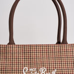 Borsa donna Vanity pied de poule marrone VANITY PDP45 MC2 SAINT BARTH 