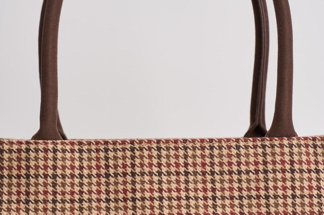 Borsa donna Vanity pied de poule marrone VANITY PDP45 MC2 SAINT BARTH 