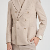 Giacca uomo doppiopetto beige 2813 557013 L.B.M. 