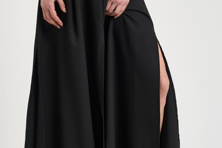 Gonna donna Daisy nera 9007 T0162BLACK THE LATEST 