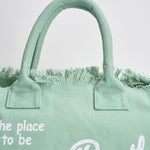 Borsa donna Vanity verde salvia VANITY 00160L MC2 SAINT BARTH 