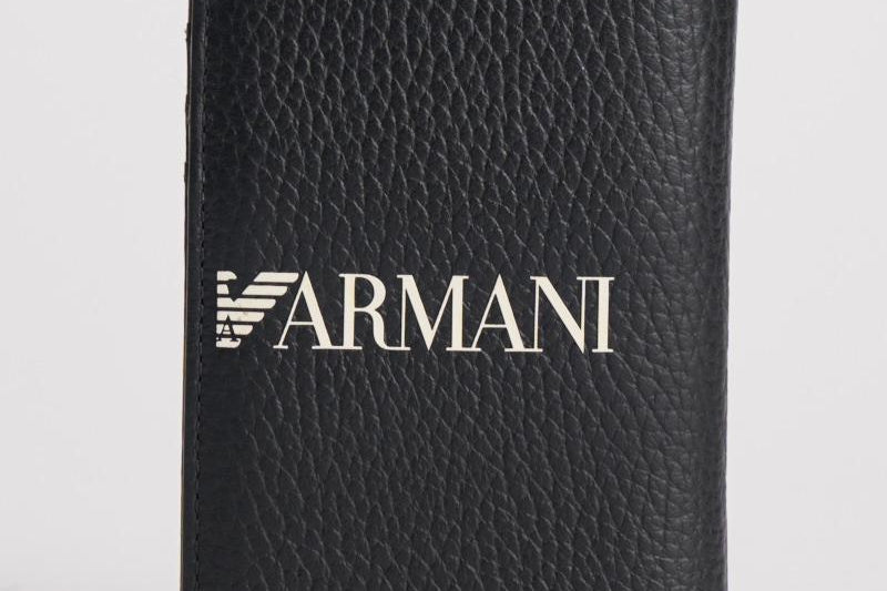Portafoglio uomo nero con logo bianco EM003592 AF19355UC001 EMPORIO ARMANI 