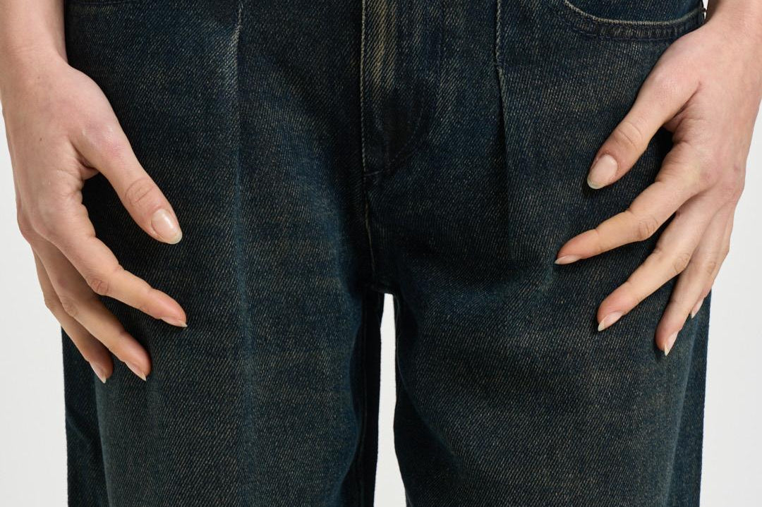 Jeans donna Rodayna in denim scuro PA0554FB D1H03I30YB ISABEL MARANT 