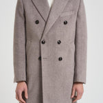 Cappotto uomo doppiopetto grigio MAINE MCPS126MORO ACCADEMIE TESSILI 