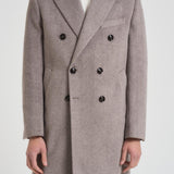 Cappotto uomo doppiopetto grigio MAINE MCPS126MORO ACCADEMIE TESSILI 