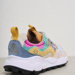 Sneakers donna Yamano 3 celeste 1I25 ROSELIGHTVIOLET FLOWER MOUNTAIN 