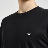 T-shirt uomo nera a maniche corte EM004592 AF13747UC001 EMPORIO ARMANI 
