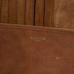 Borsa donna 24.7 Fringed Palmellato marrone GWA00766 A00074655312 GOLDEN GOOSE 