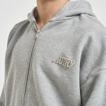 Felpa uomo cappuccio grigia HIPX 032D AUTRY 