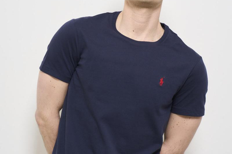 T-shirt girocollo uomo blu 710680785 004 RALPH LAUREN 