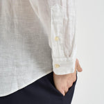 Camicia uomo in lino bianca 710968915 505 RALPH LAUREN 
