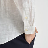 Camicia uomo in lino bianca 710968915 505 RALPH LAUREN 