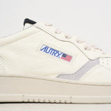 Sneakers uomo Medalist bianche e verdi AULM NE05 AUTRY 