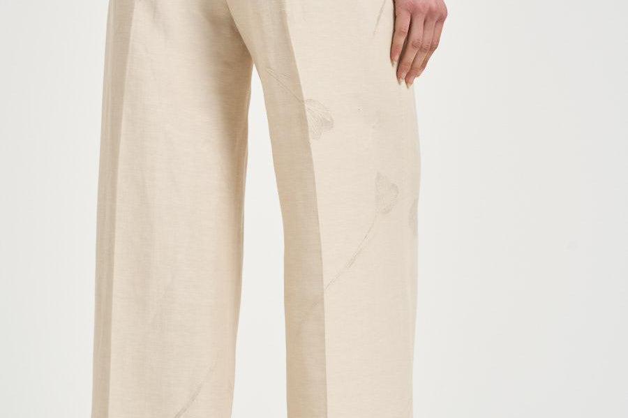 Pantalone donna sartoriale avana 171951 D9487400 INCOTEX 