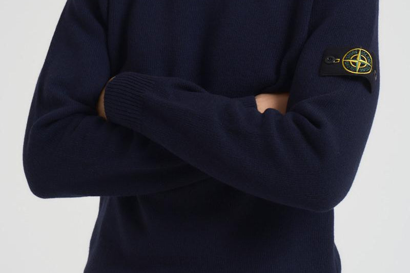 Maglia uomo girocollo blu 5100072 S00A3V0020 STONE ISLAND 