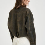 Giacca donna effetto vintage marrone 50009D ARMY SALVATORE SANTORO 