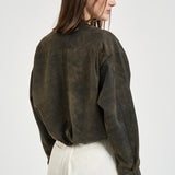 Giacca donna effetto vintage marrone 50009D ARMY SALVATORE SANTORO 