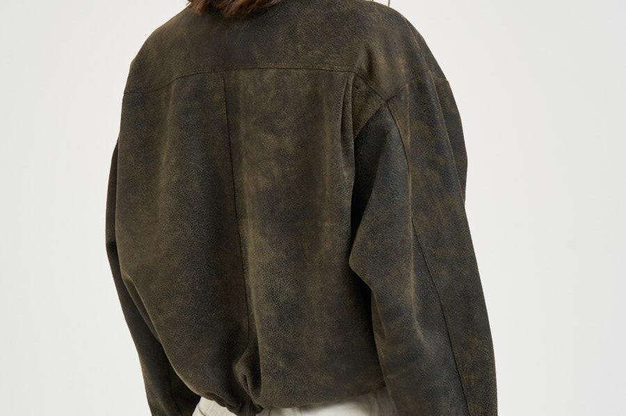 Giacca donna effetto vintage marrone 50009D ARMY SALVATORE SANTORO 