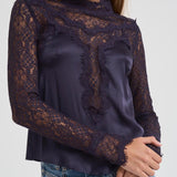 Top donna Diem in raso blu HT0694FA C3J05IBKMD ISABEL MARANT 