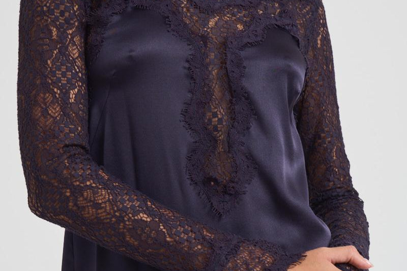 Top donna Diem in raso blu HT0694FA C3J05IBKMD ISABEL MARANT 