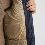 Piumino uomo trapuntato con cappuccio blu OU2087 3989 WOOLRICH 