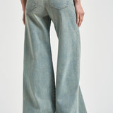 Jeans donna flare D-Akemi 1978 in denim celeste A03624 09N3301 DIESEL 