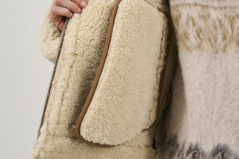 Giubbotto donna marrone vintage LESSIE 61957-907387130 STAND STUDIO 