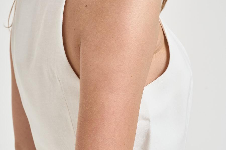 Gilet donna con bottoni bianco CALA WHI7726S IRO 