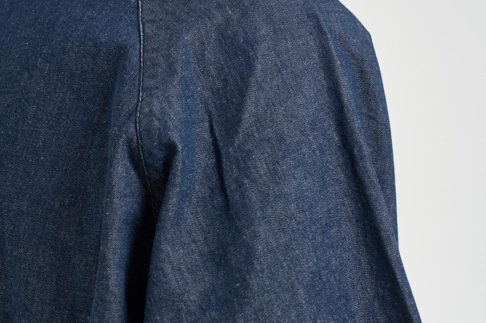 Giacca uomo corto in denim blu MCA1105 IN71 BARBOUR 