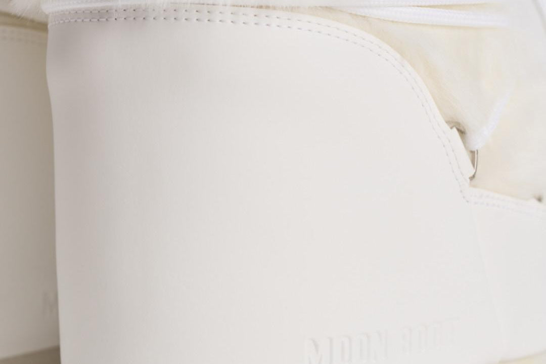 Stivale donna Low Faux Fur bianco 1409390 A002WHITE MOON BOOT 