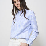 Camicia donna slim celeste 211891377 004 RALPH LAUREN 