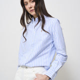 Camicia donna slim celeste 211891377 004 RALPH LAUREN 