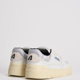 Sneakers donna Clc Low bianca e grigia ROLW MY06 AUTRY 