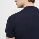 T-shirt uomo girocollo blu AU1020C 1001 ALPHA STUDIO 