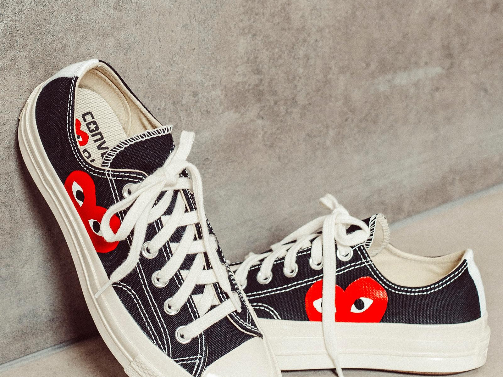 Converse x Comme des Garçons PLAY Sneaker bassa Chuck 70 K111 BLACK COMME DES GARCON PLAY 