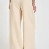 Pantalone donna wide leg crema HAYDA SOFTSEPIA IRO 