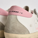 Sneakers donna Super Star bianche e rosa GWF00102 F00256910914 GOLDEN GOOSE 