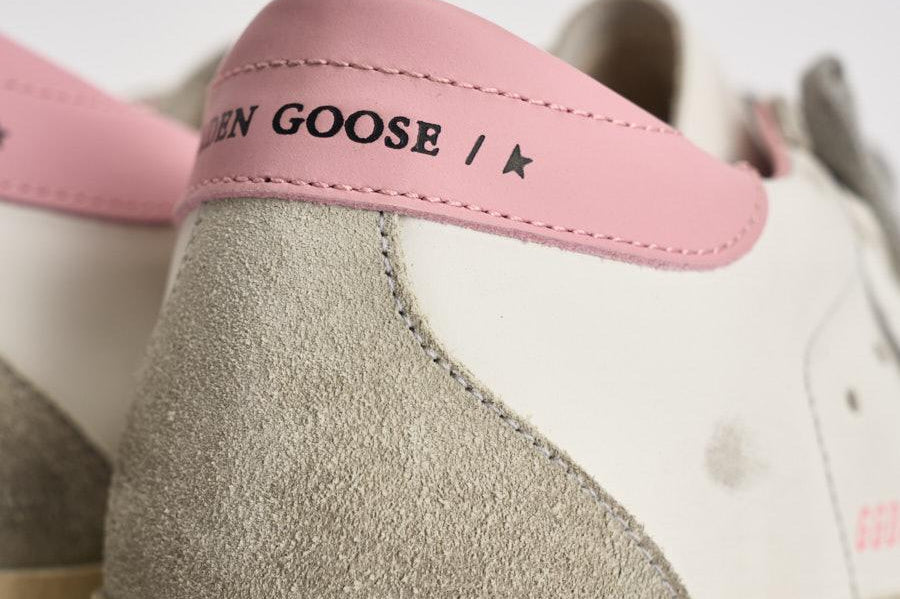 Sneakers donna Super Star bianche e rosa GWF00102 F00256910914 GOLDEN GOOSE 